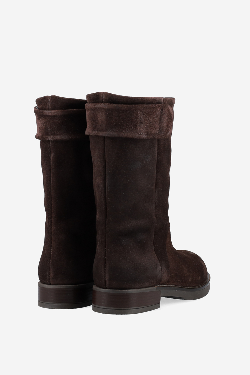 Velcro suede boots