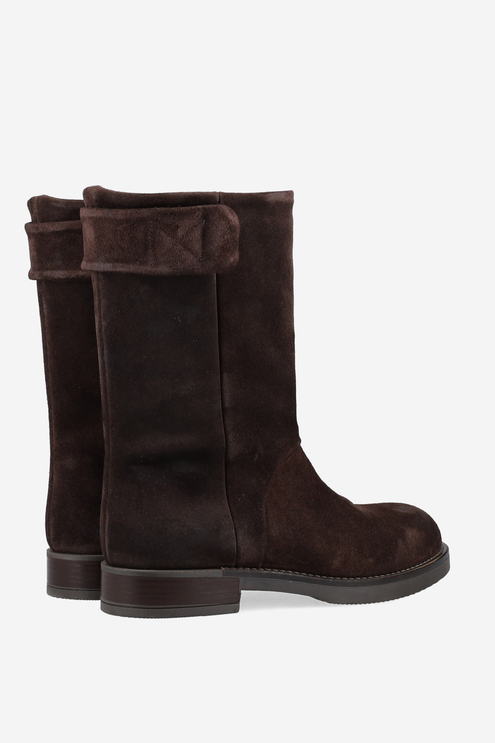 Velcro suede boots