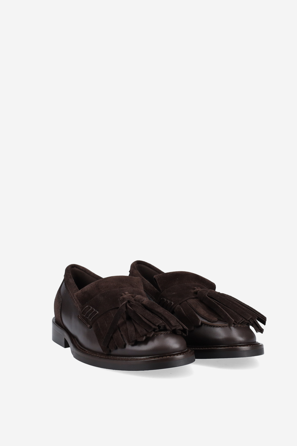 Courage suede/leather loafers