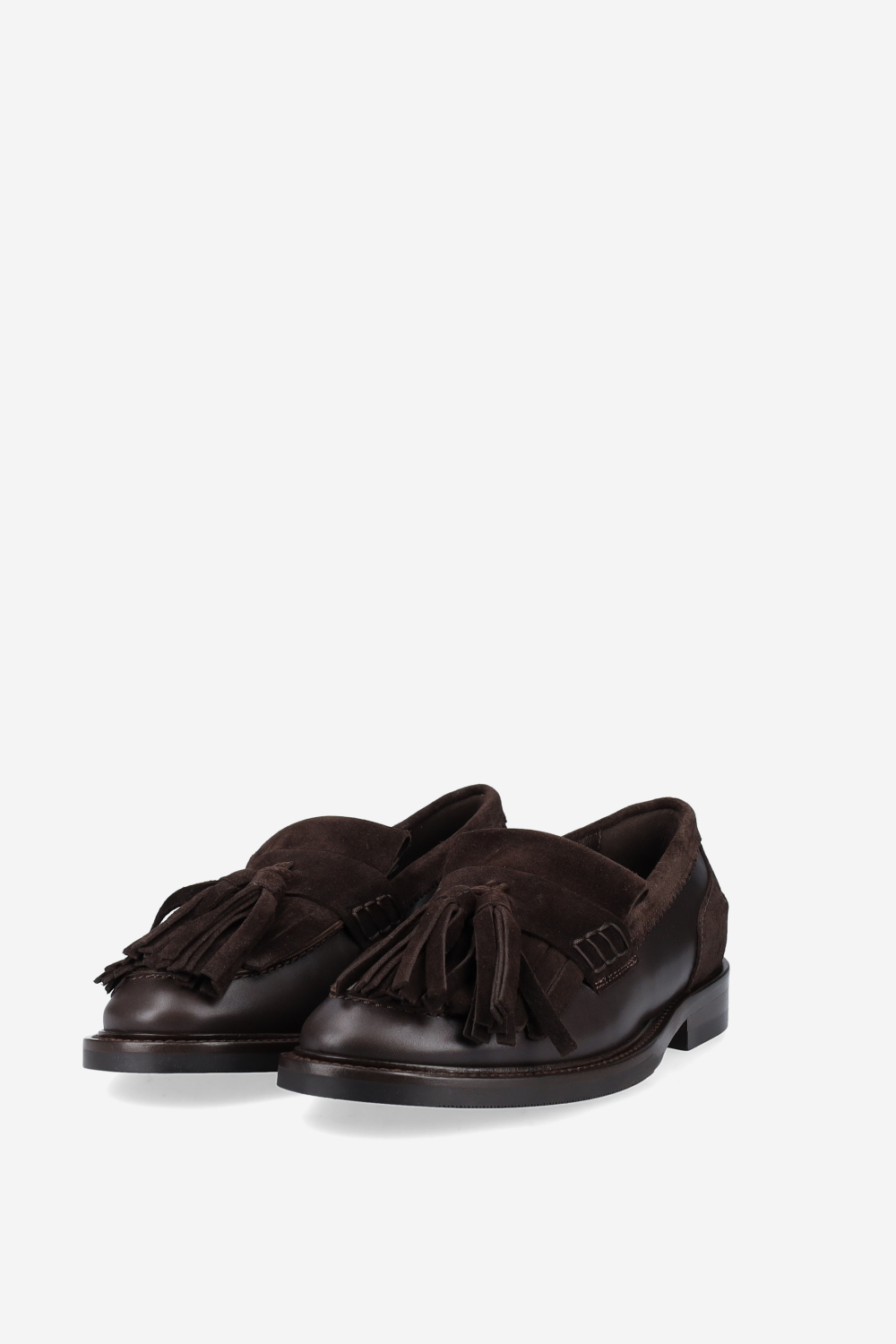 Courage suede/leather loafers