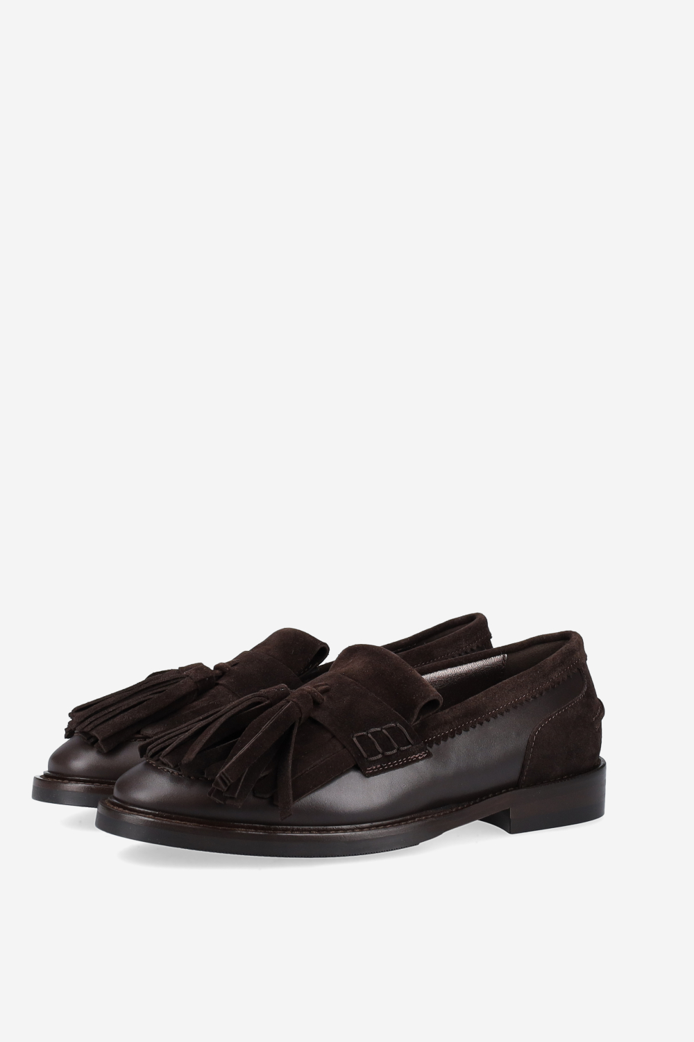 Courage suede/leather loafers