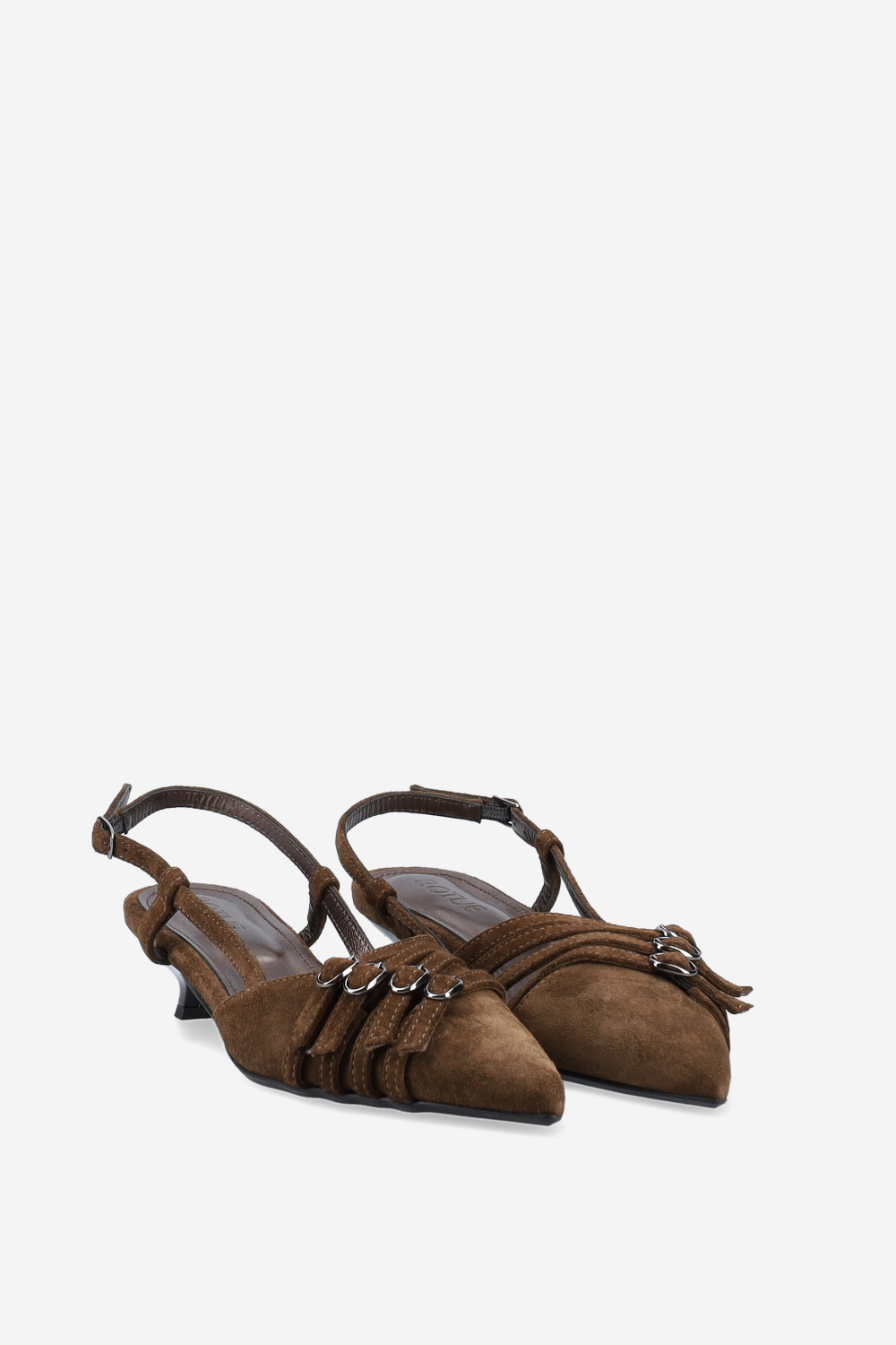 I Wanna suede slingbacks