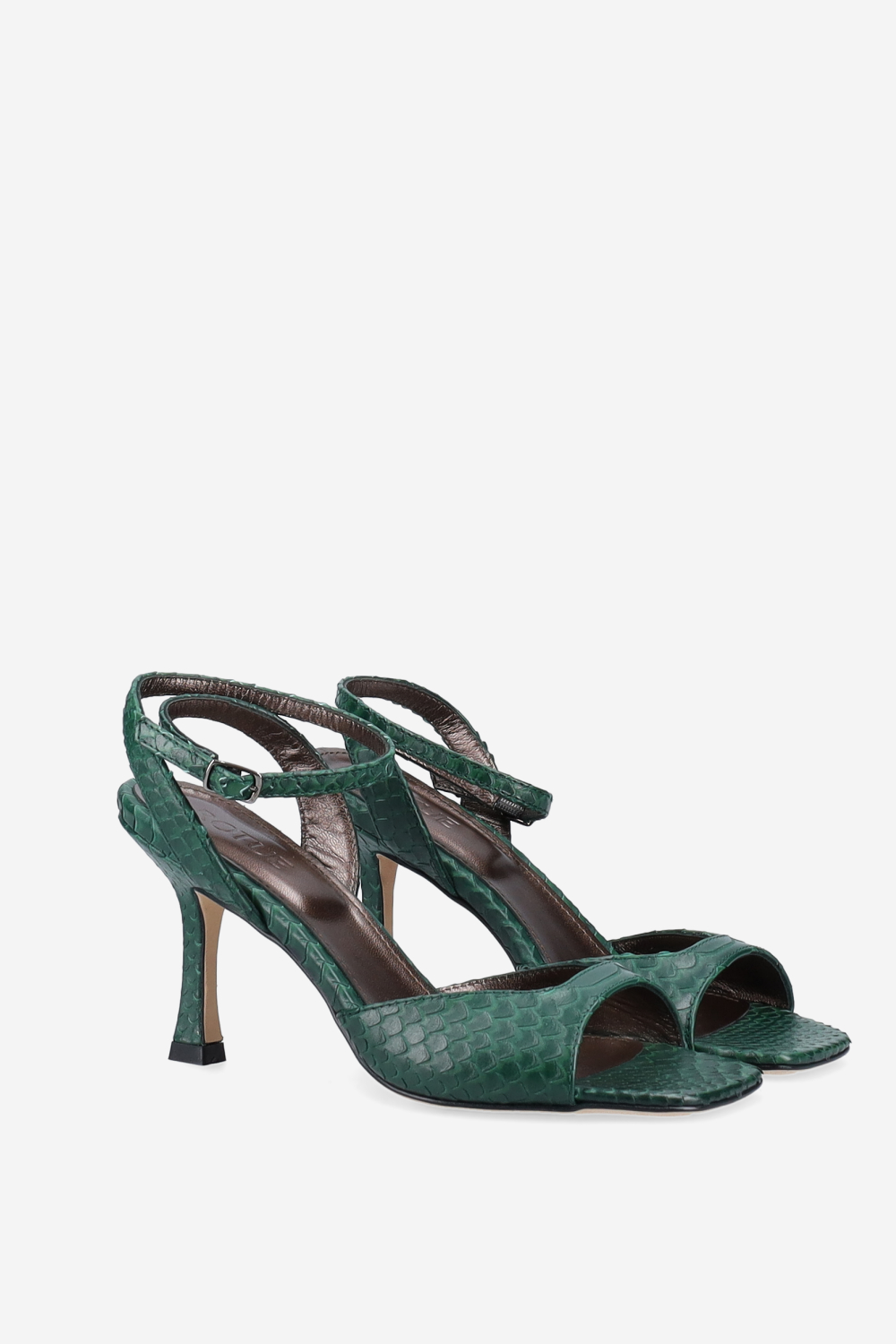 Dial drunk croco leather sandals