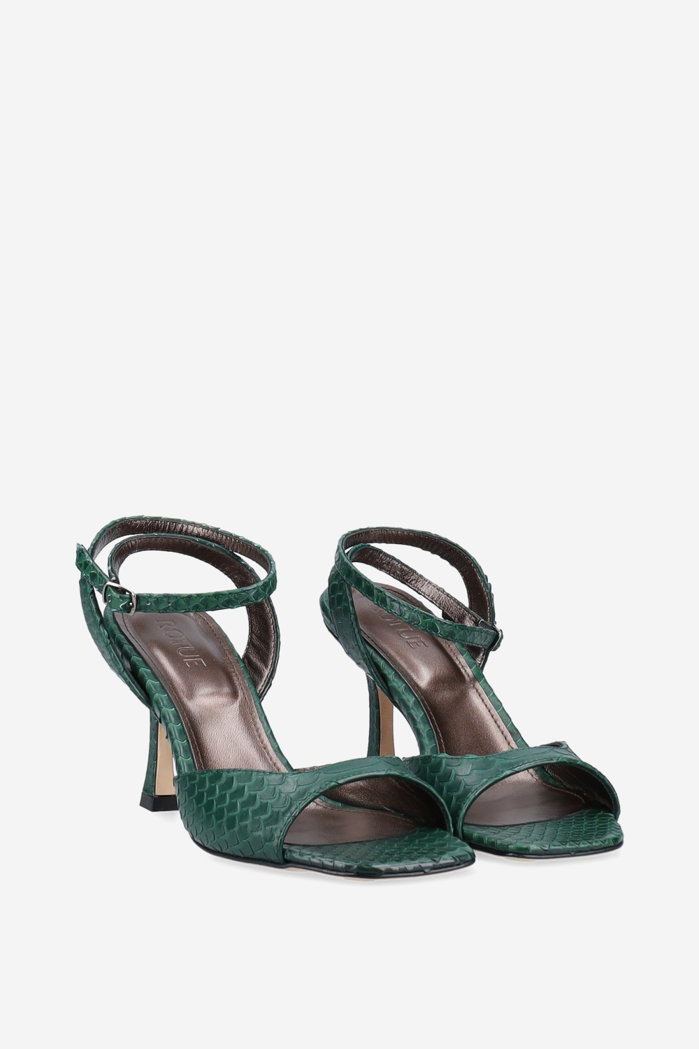 Dial drunk croco leather sandals