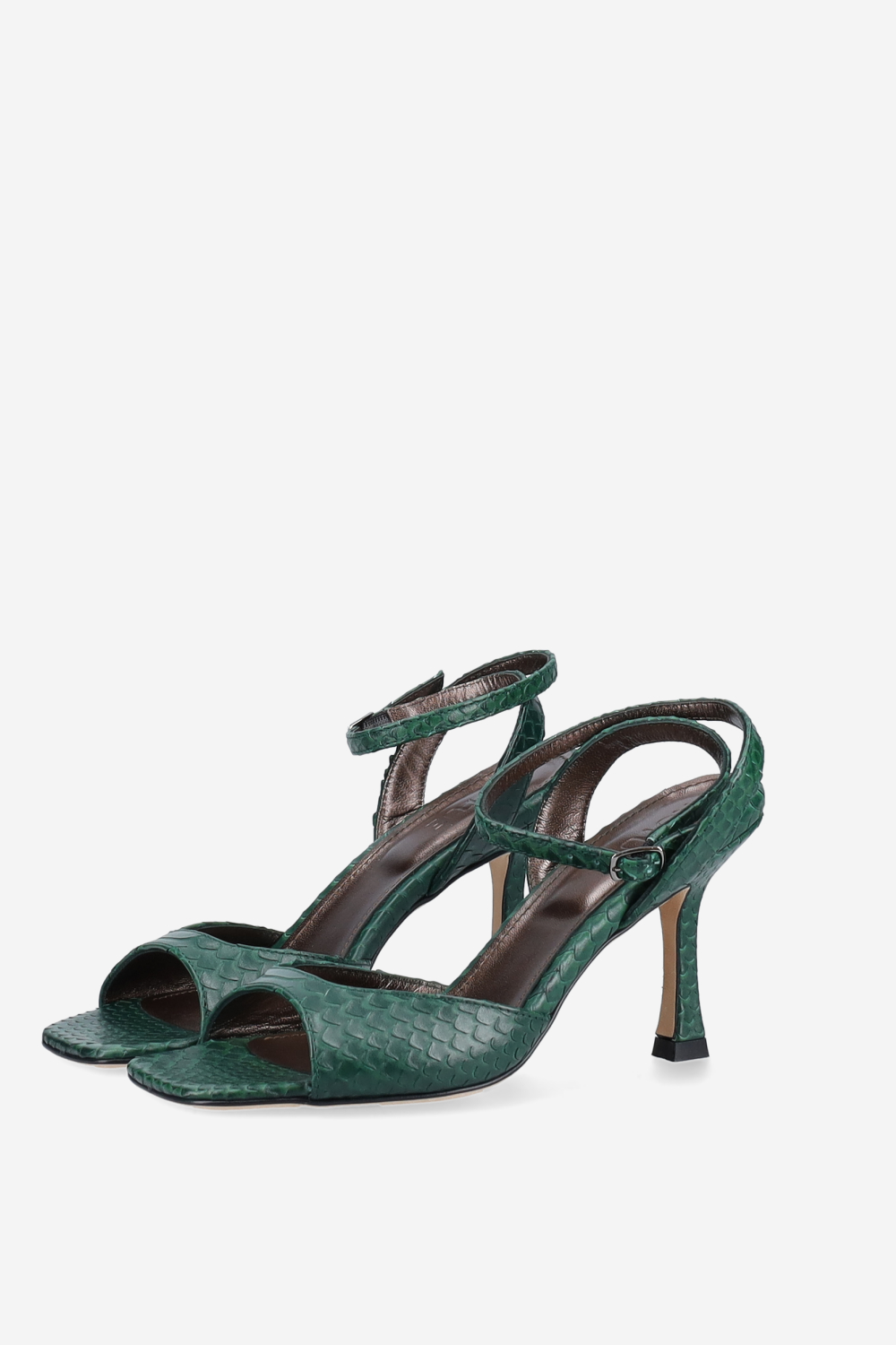 Dial drunk croco leather sandals