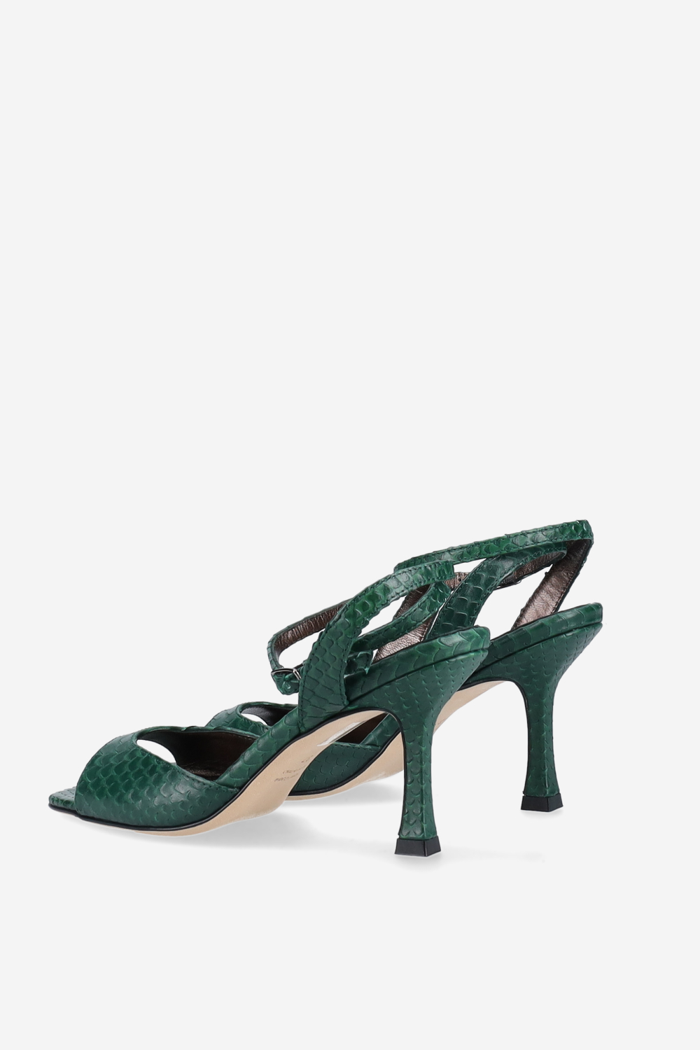 Dial drunk croco leather sandals