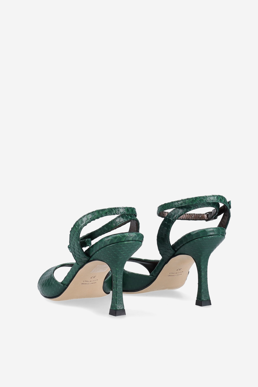 Dial drunk croco leather sandals