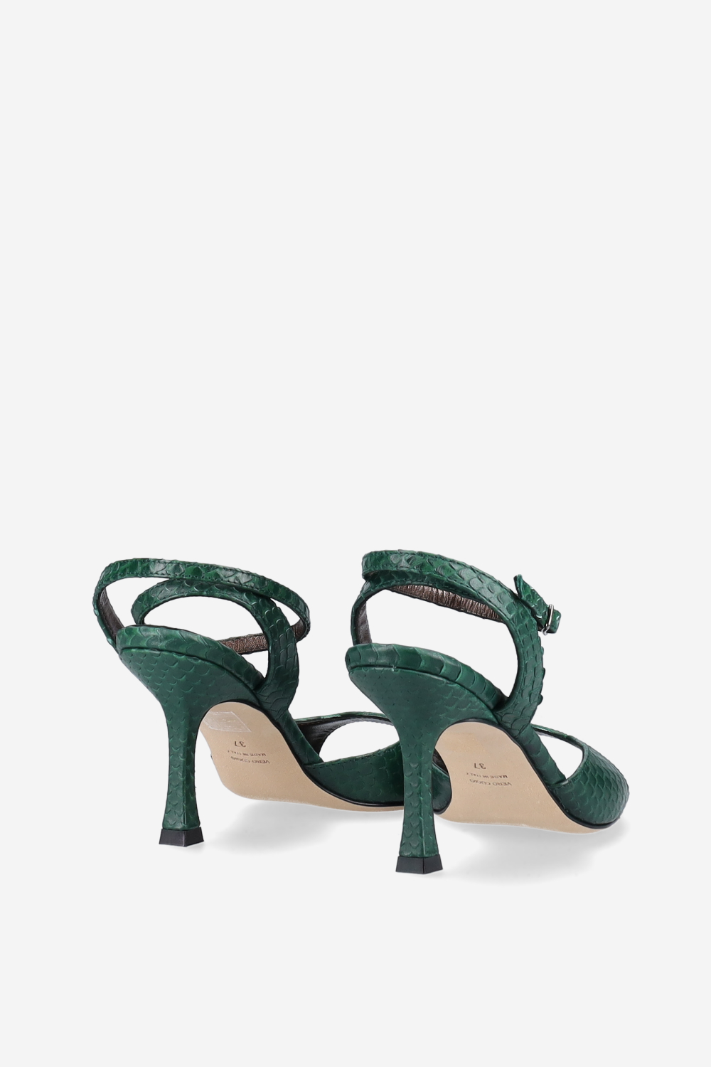 Dial drunk croco leather sandals
