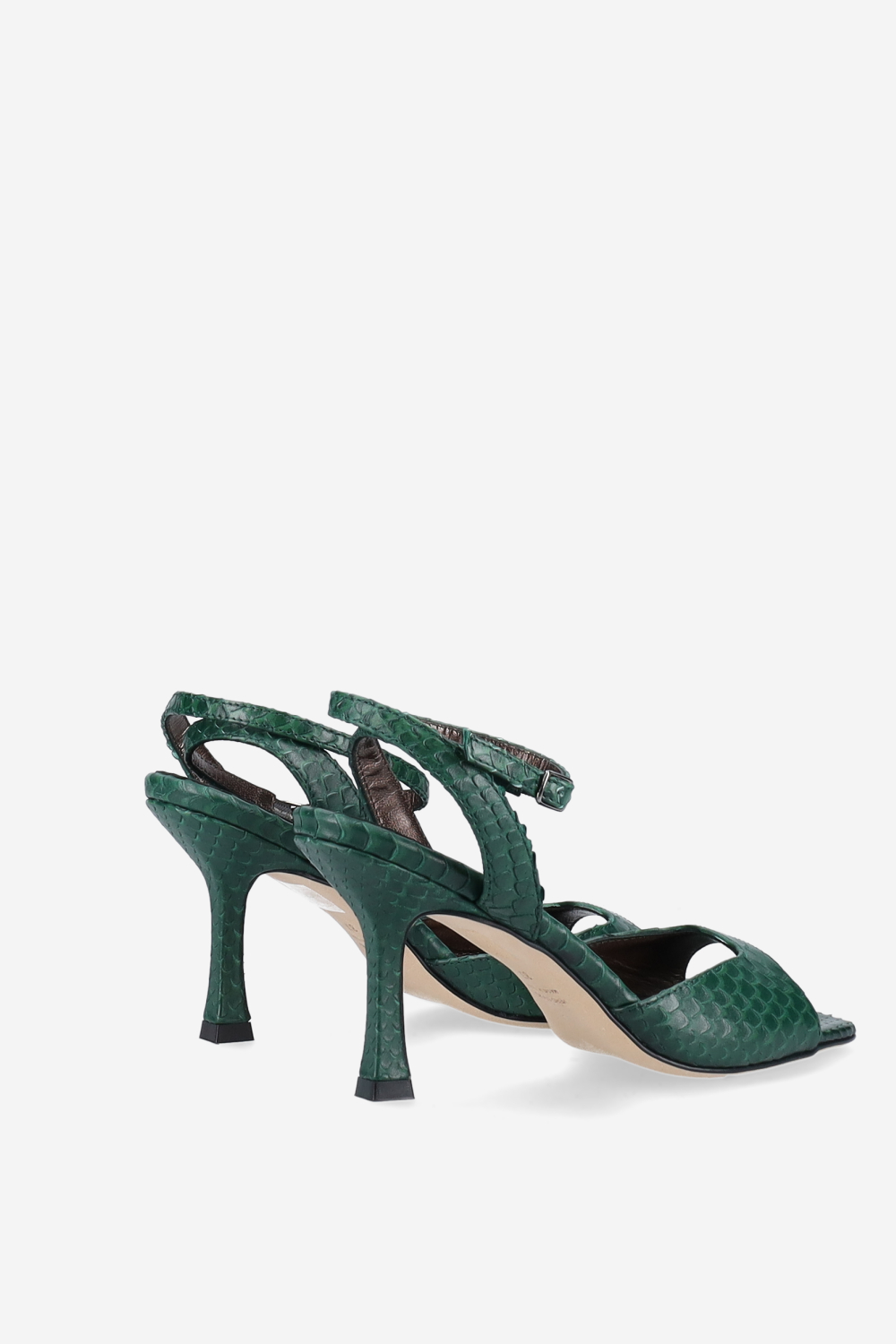 Dial drunk croco leather sandals