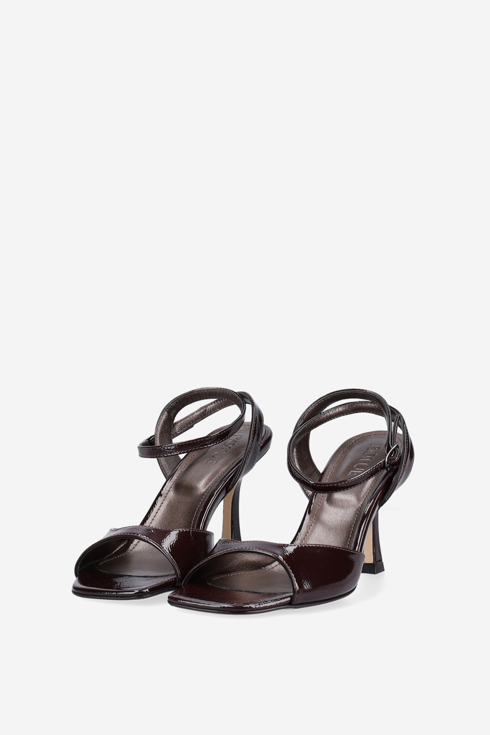 Dial drunk patent leather sandals