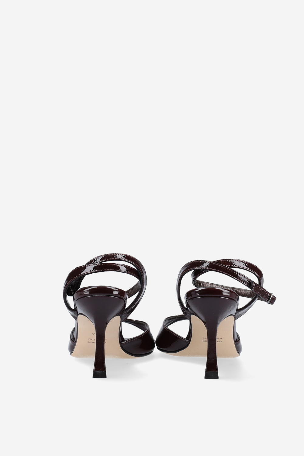 Dial drunk patent leather sandals