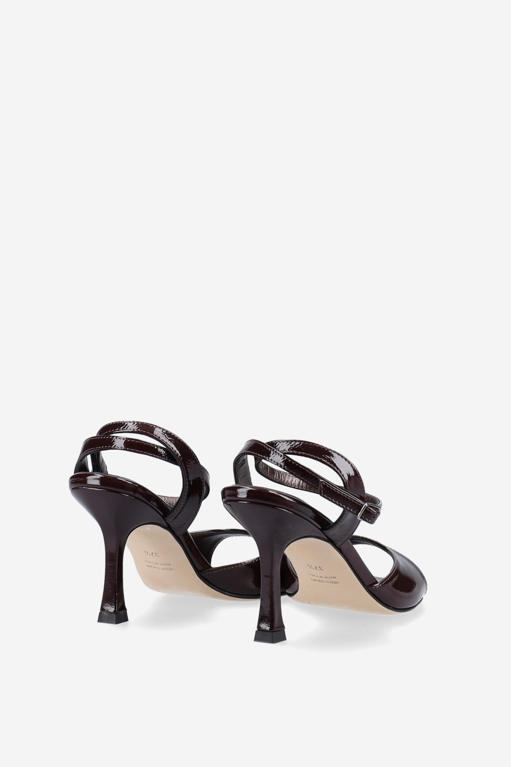 Dial drunk patent leather sandals