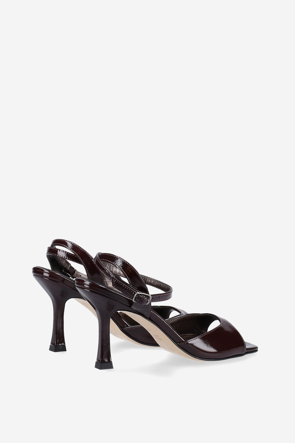 Dial drunk patent leather sandals