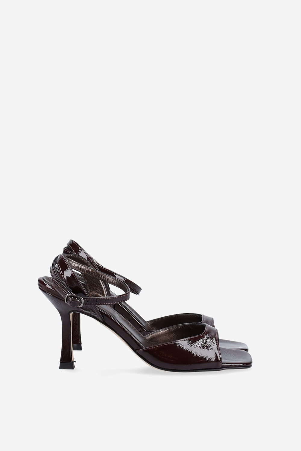 Dial drunk patent leather sandals