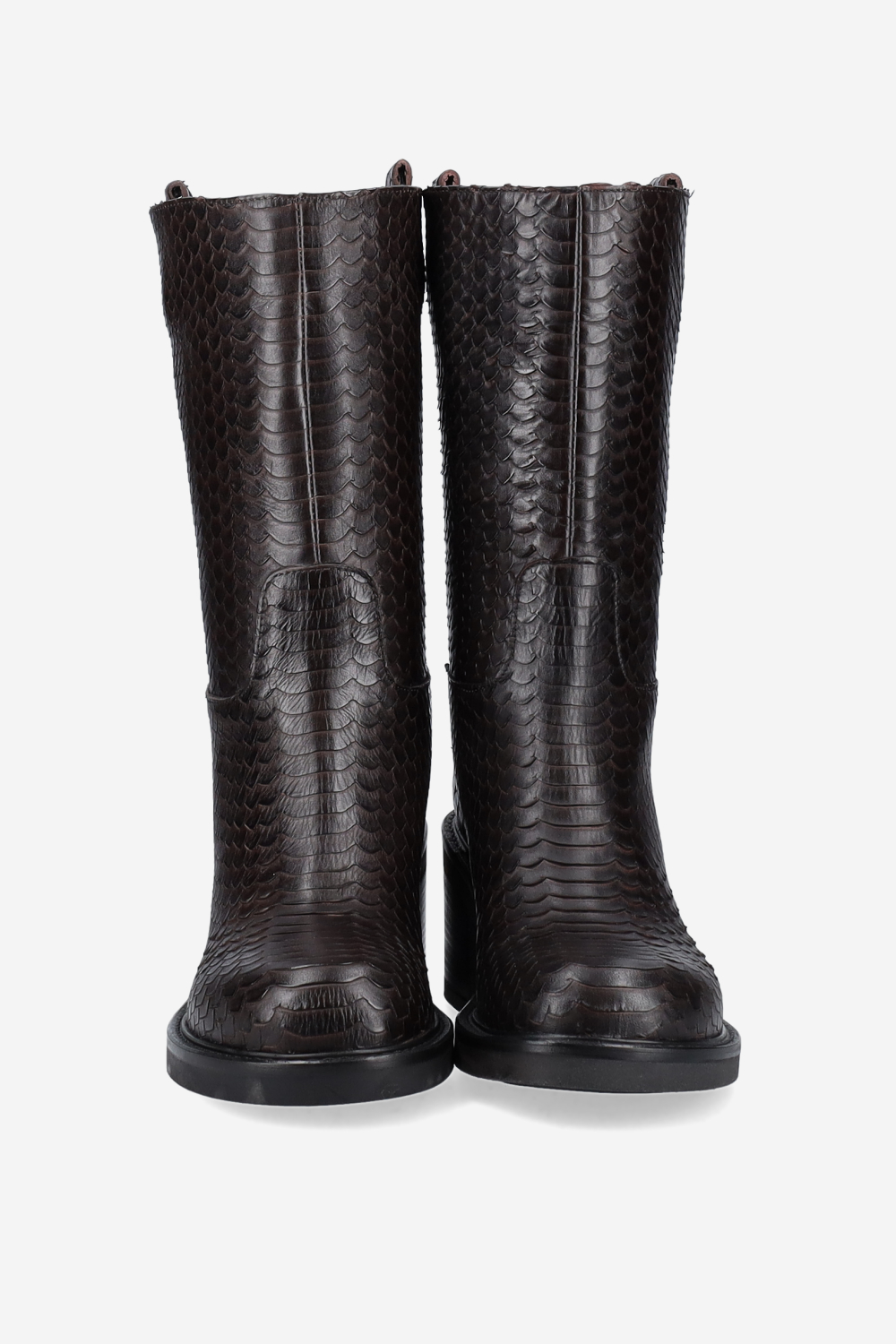 What if croco leather ankle boots