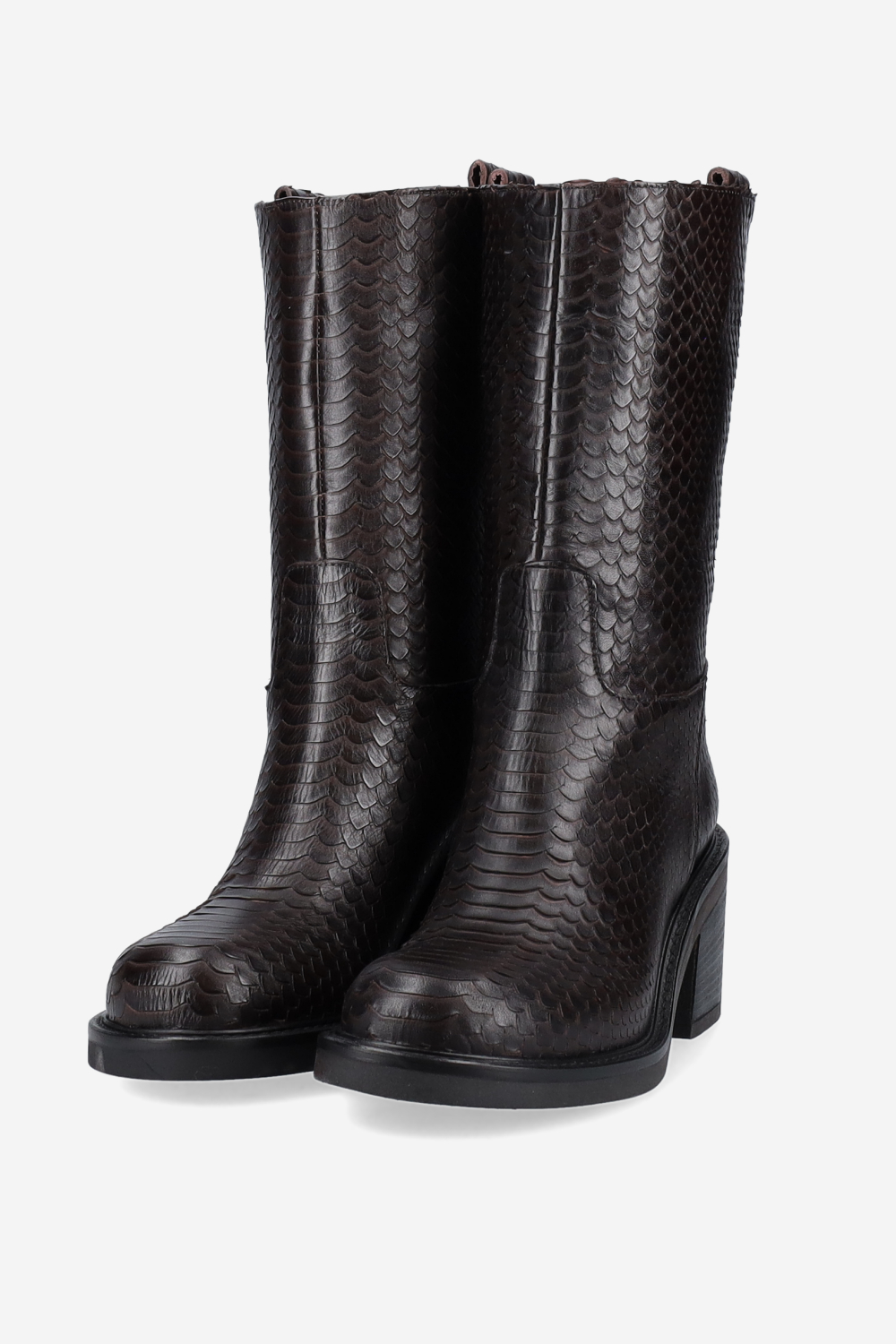 What if croco leather ankle boots