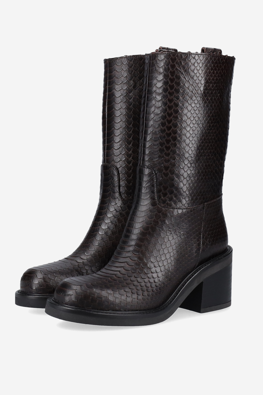 What if croco leather ankle boots