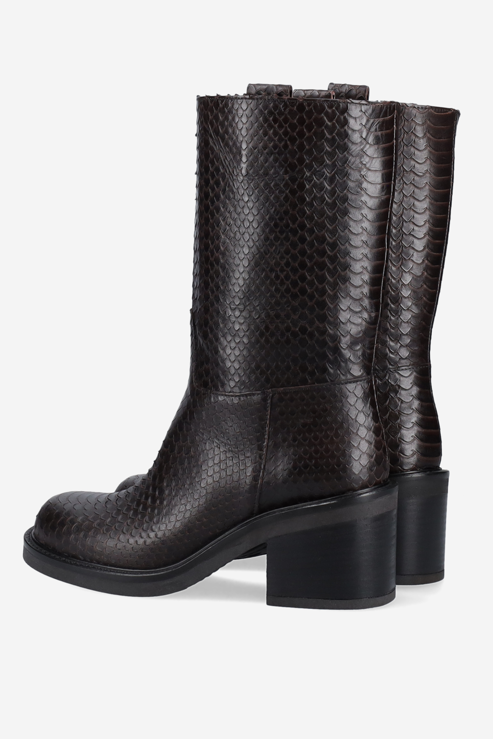 What if croco leather ankle boots