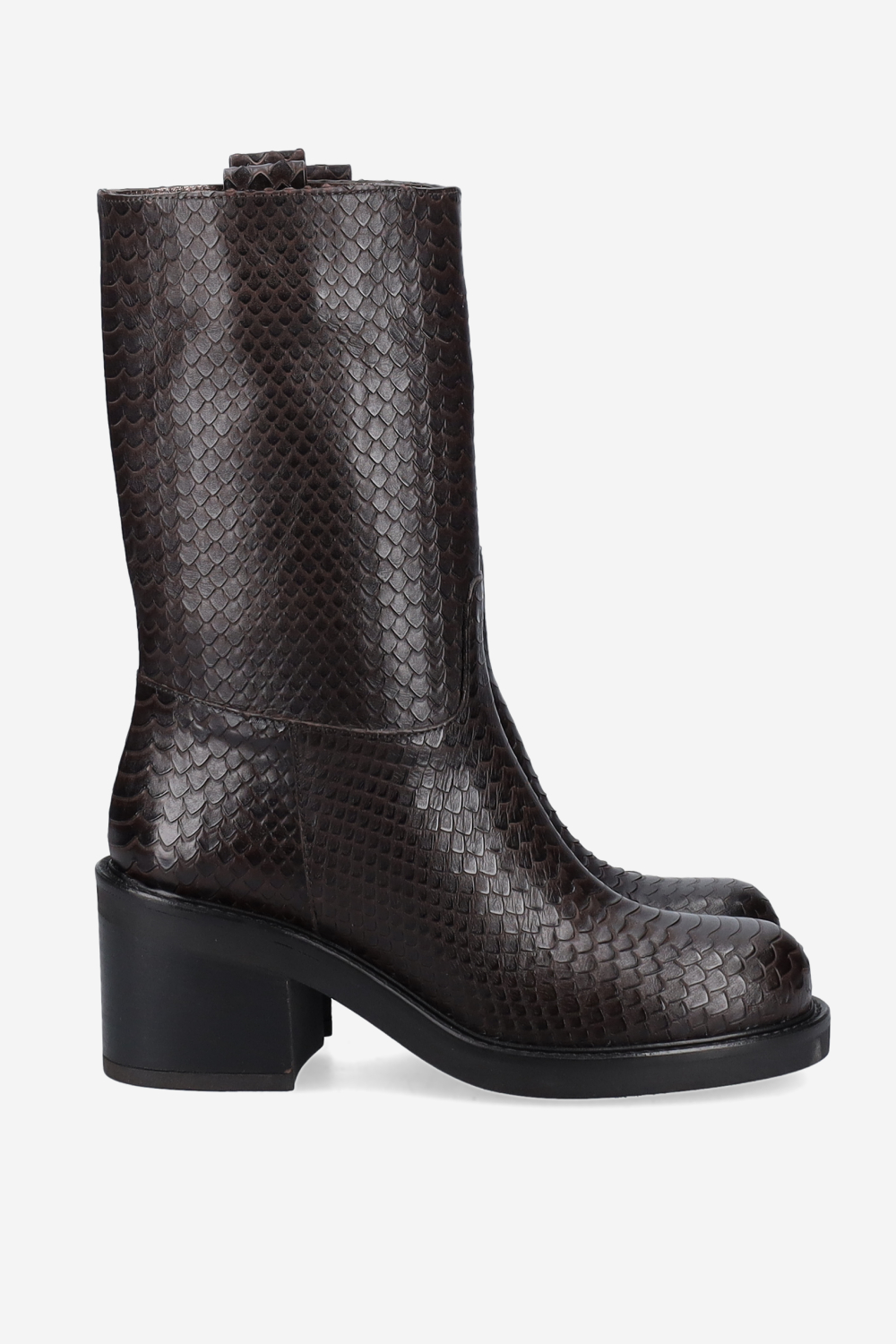 What if croco leather ankle boots