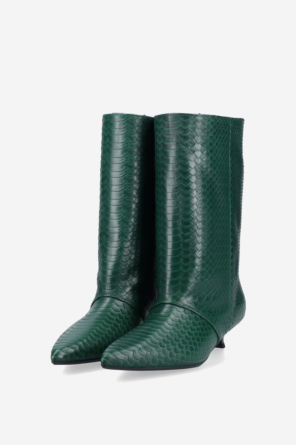 Unforgettable croco leather ankle boots