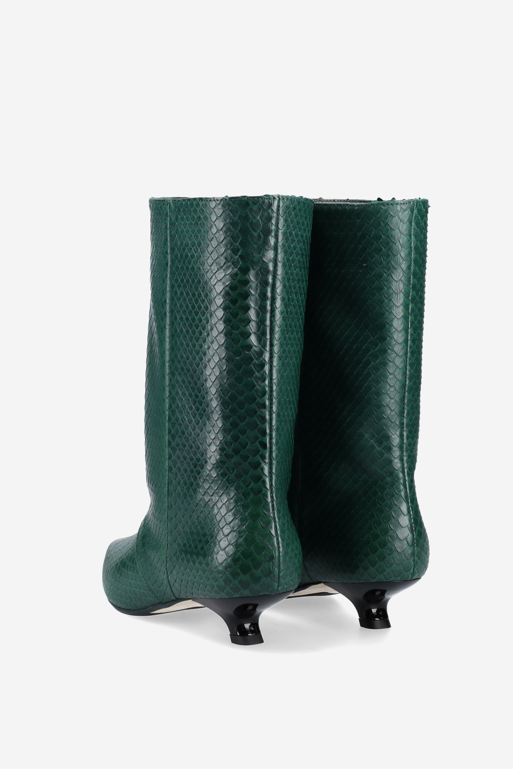 Unforgettable croco leather ankle boots