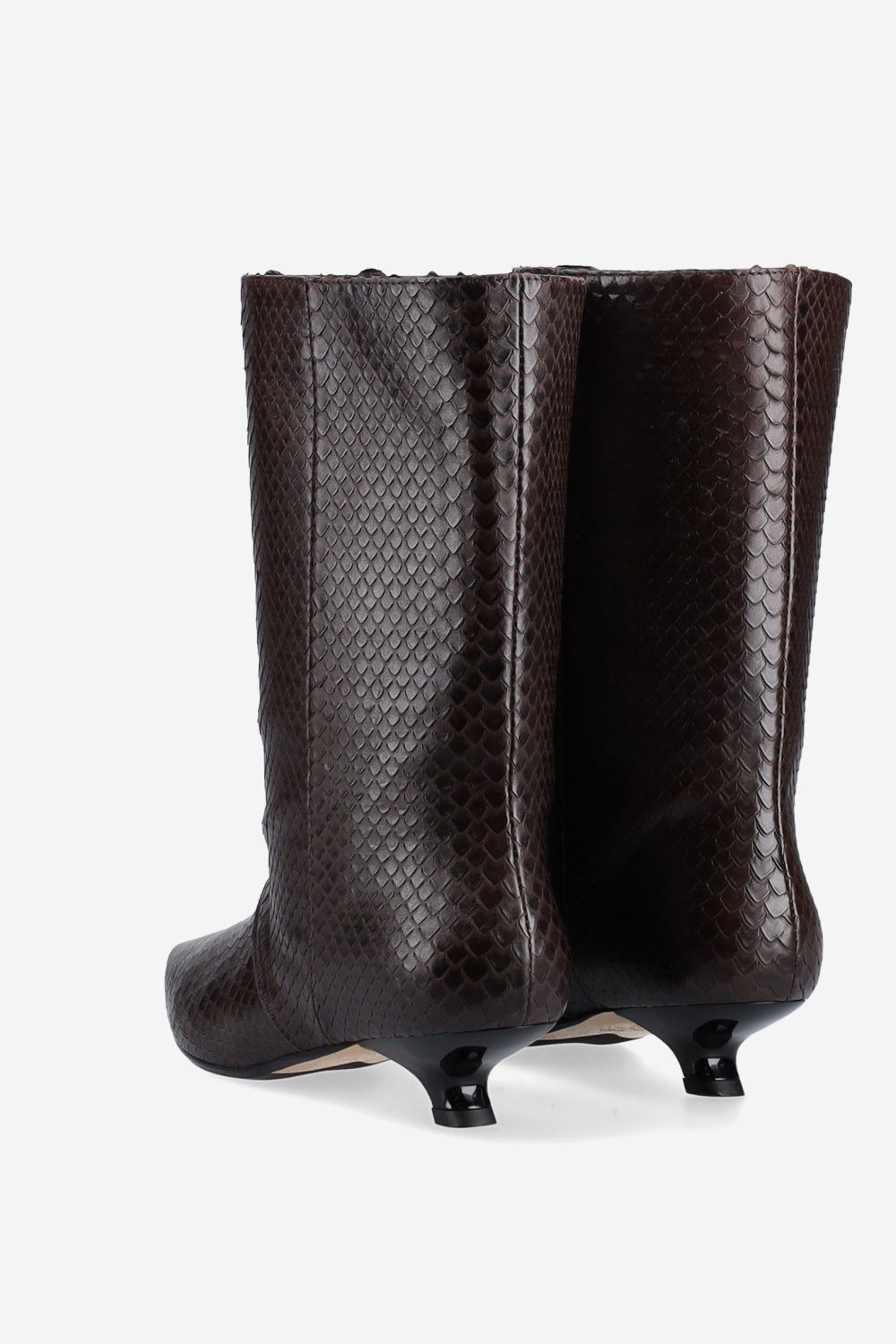 Unforgettable croco leather ankle boots