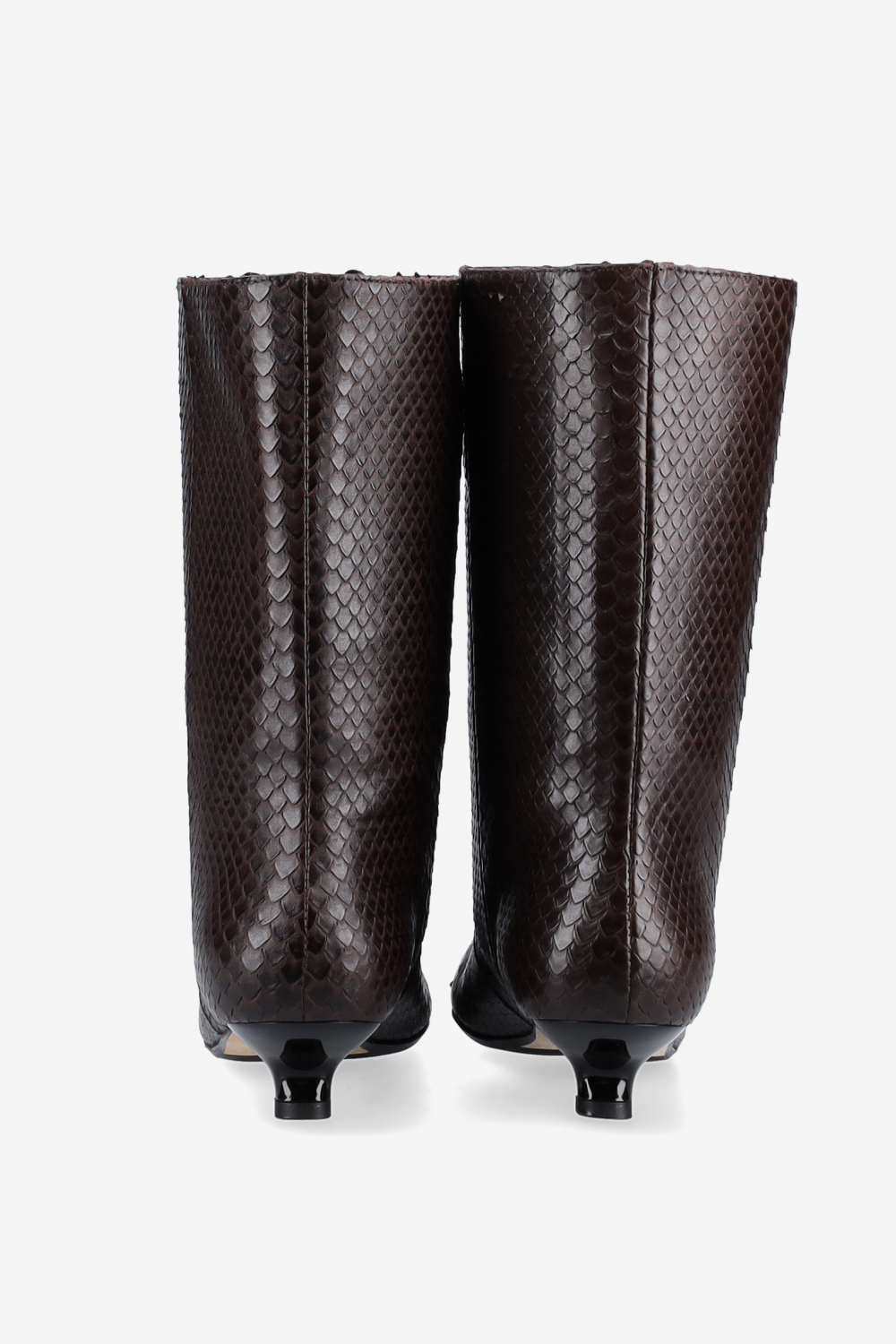 Unforgettable croco leather ankle boots