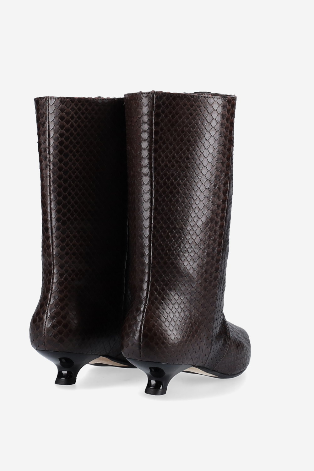 Unforgettable croco leather ankle boots