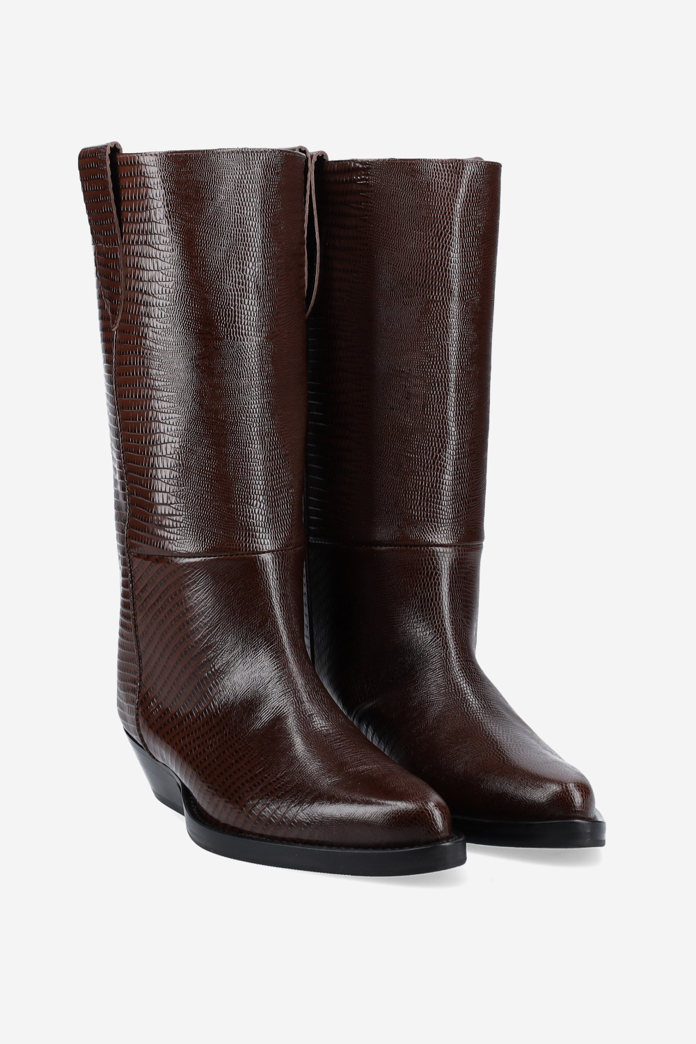 Giorgia croco leather boots