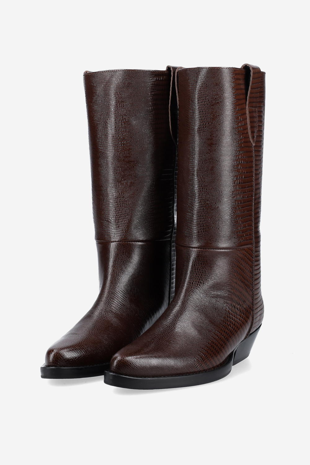 Giorgia croco leather boots