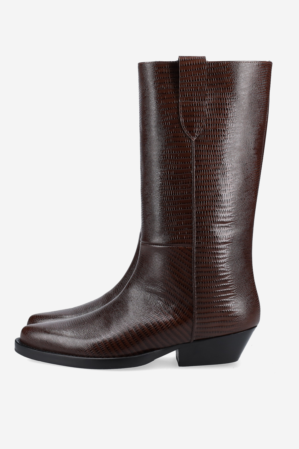 Giorgia croco leather boots
