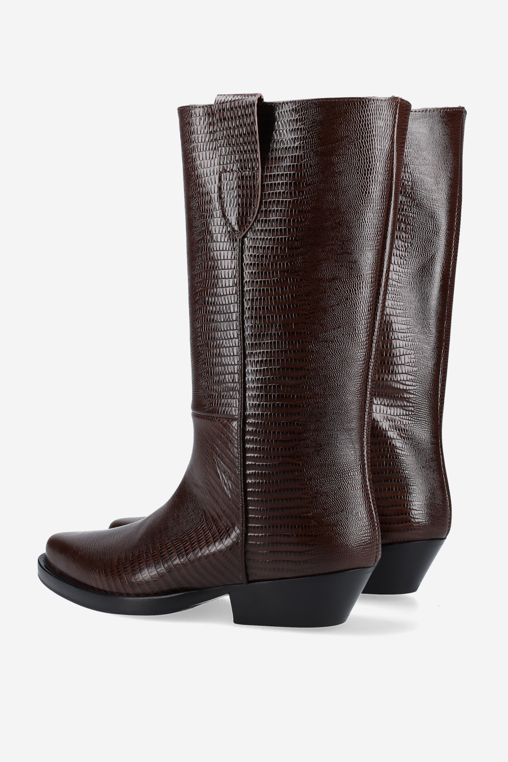 Giorgia croco leather boots
