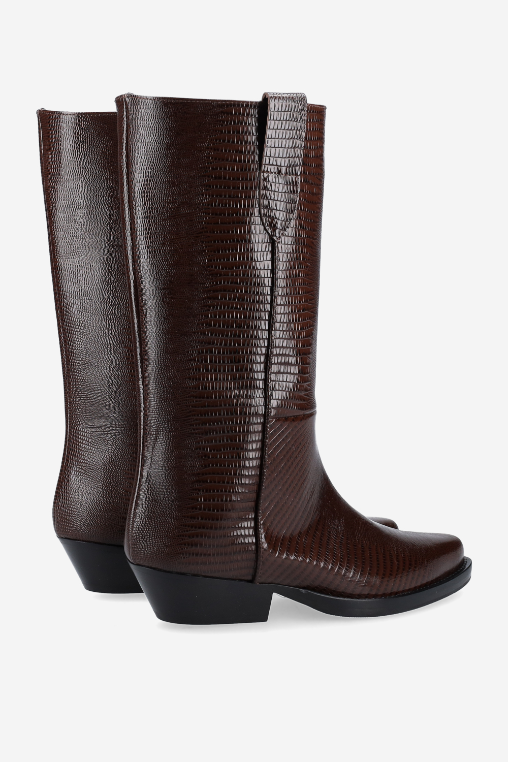 Giorgia croco leather boots