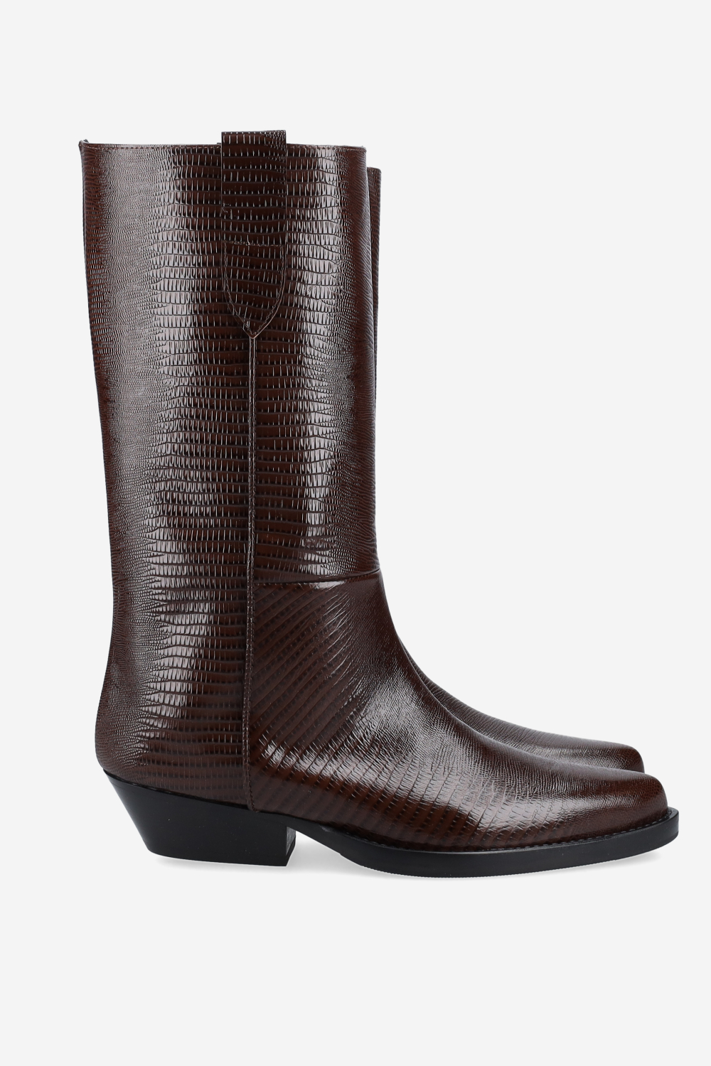 Giorgia croco leather boots