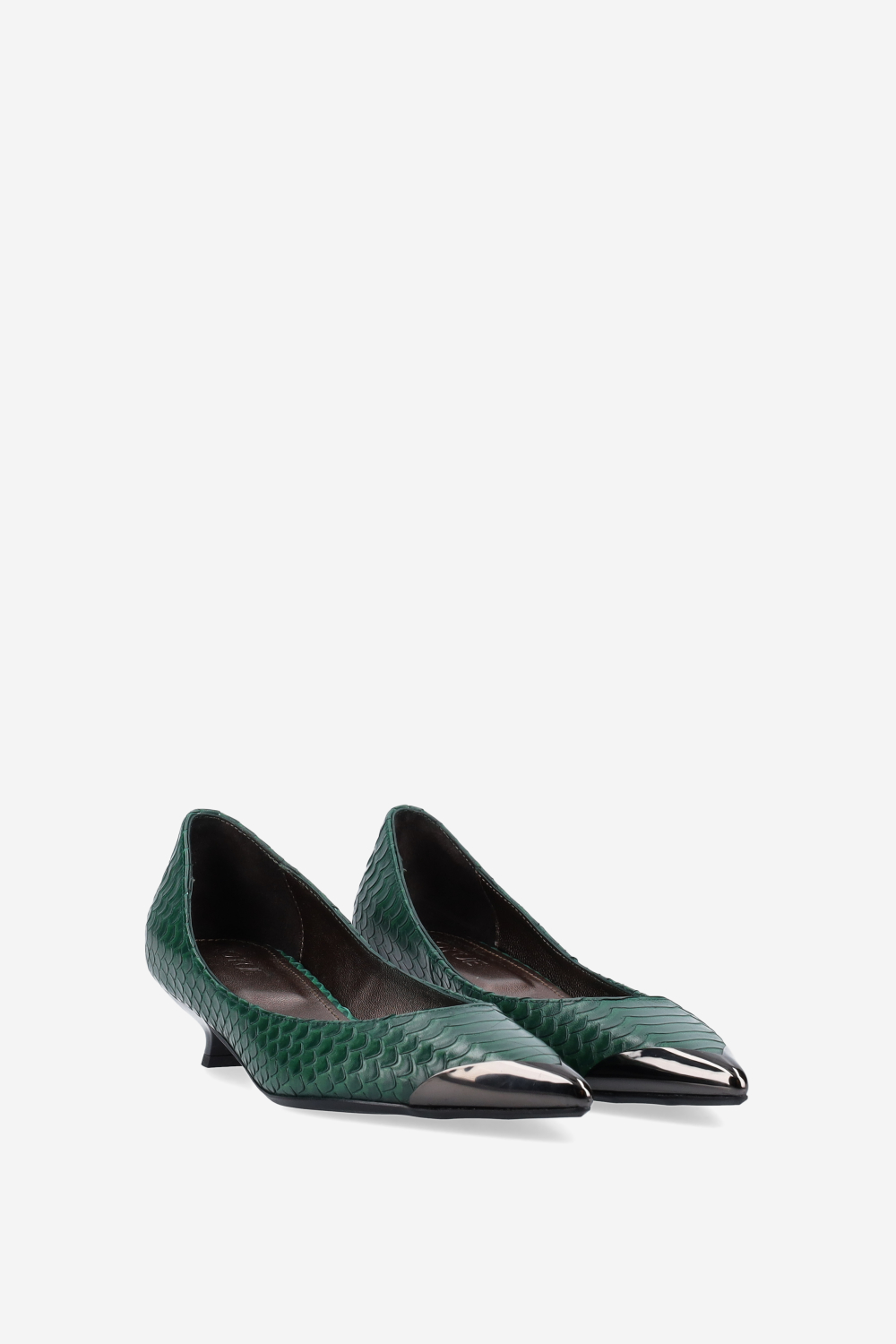 Get me croco leather pumps