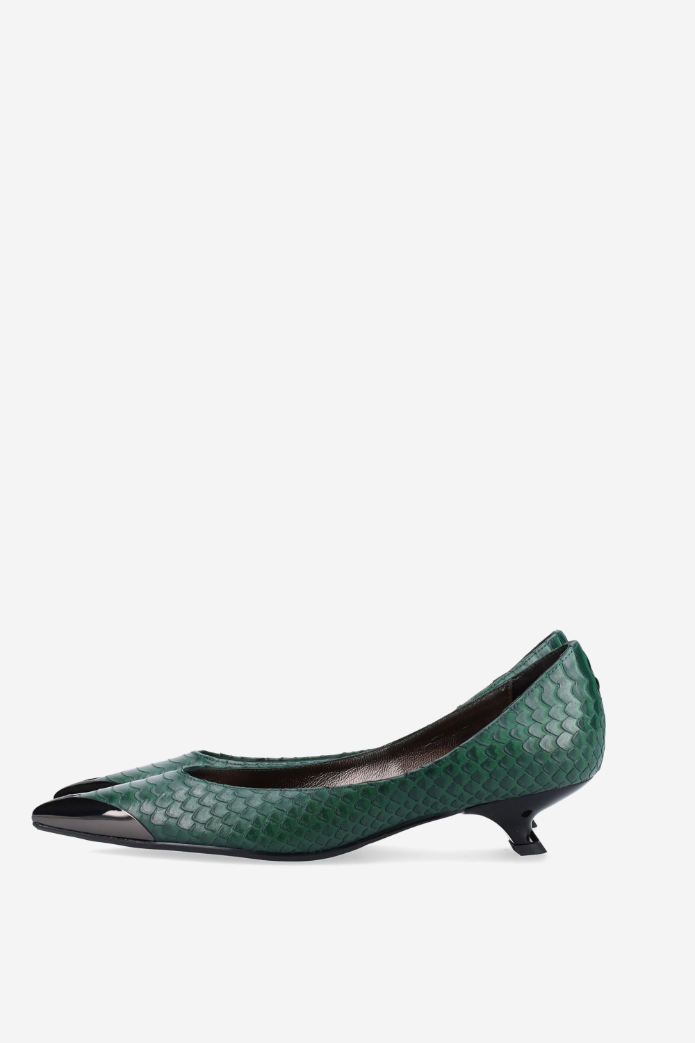 Get me croco leather pumps
