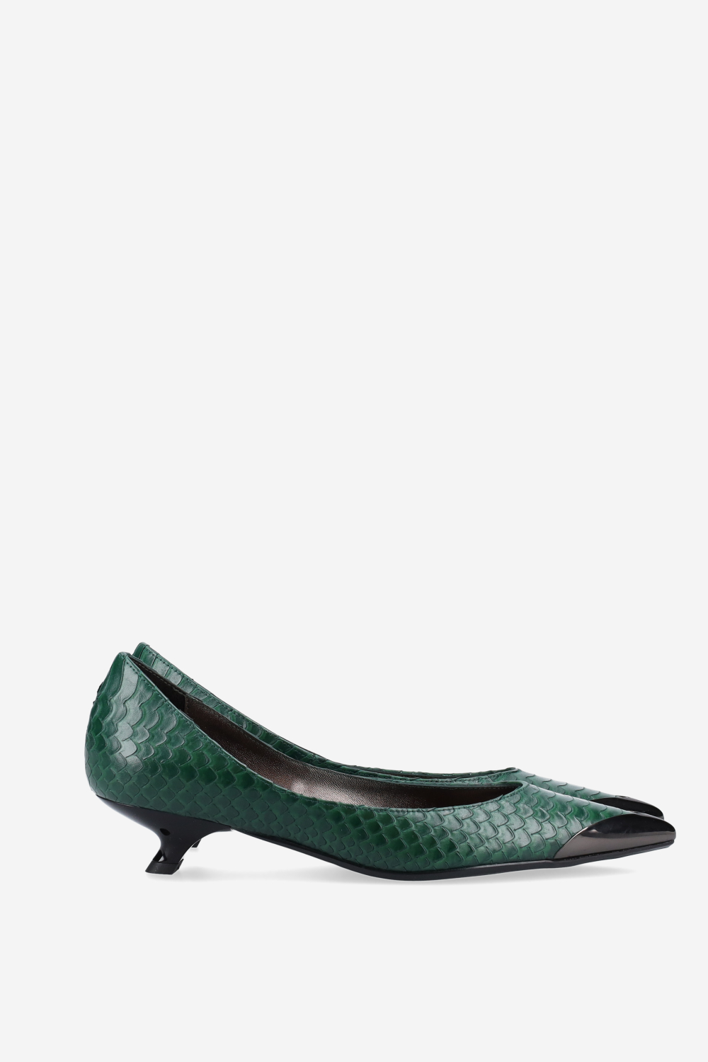 Get me croco leather pumps