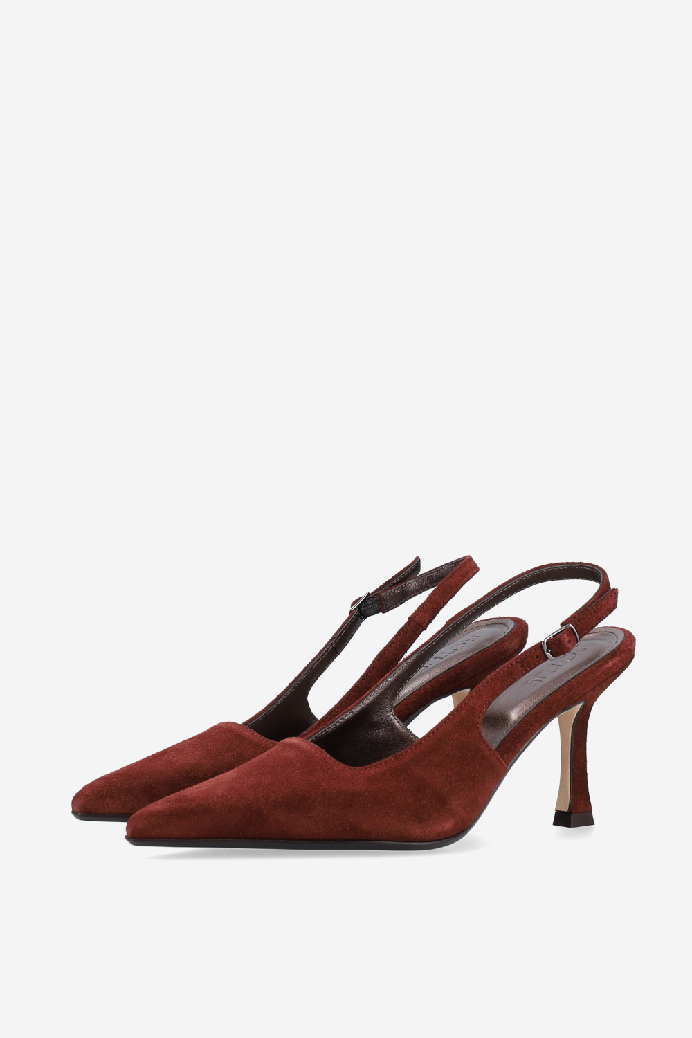 A little more suede slingbacks