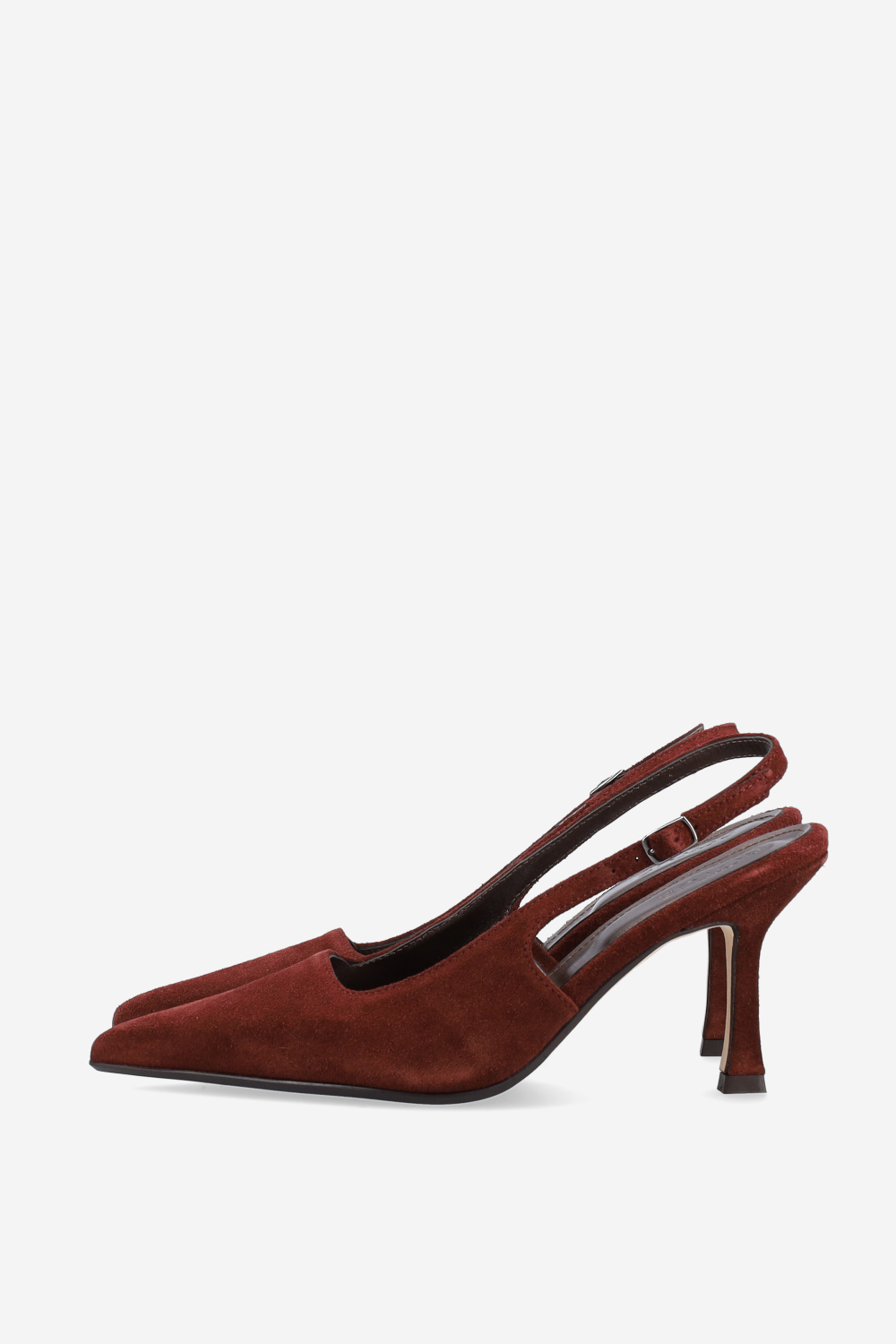 A little more suede slingbacks