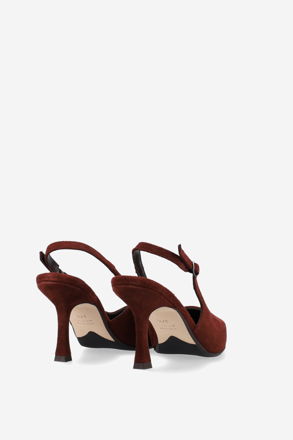 A little more suede slingbacks
