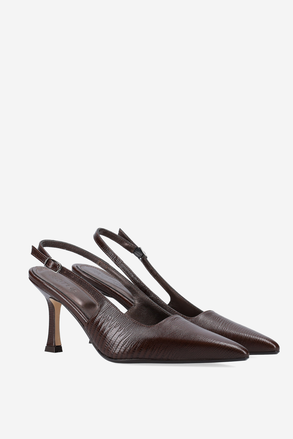 A little more leather slingbacks