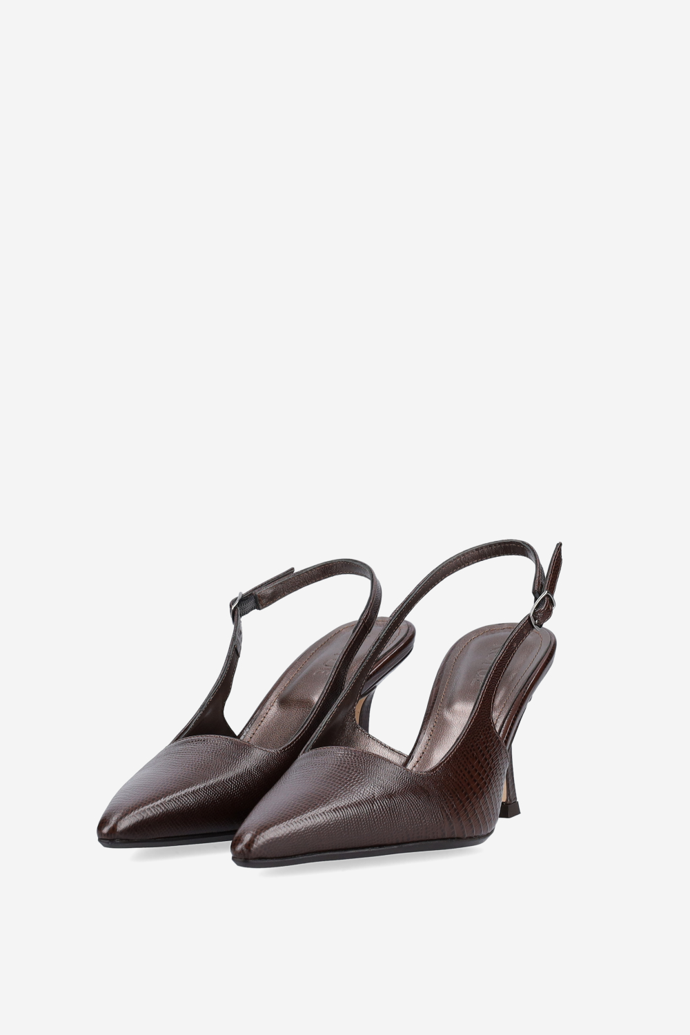 A little more leather slingbacks