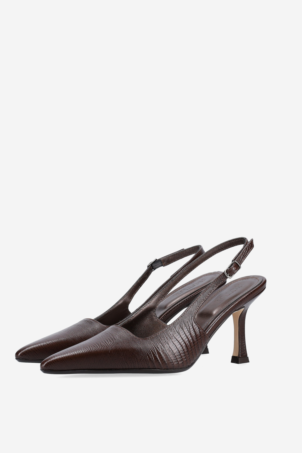 A little more leather slingbacks