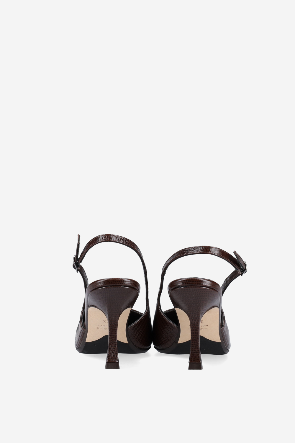 A little more leather slingbacks