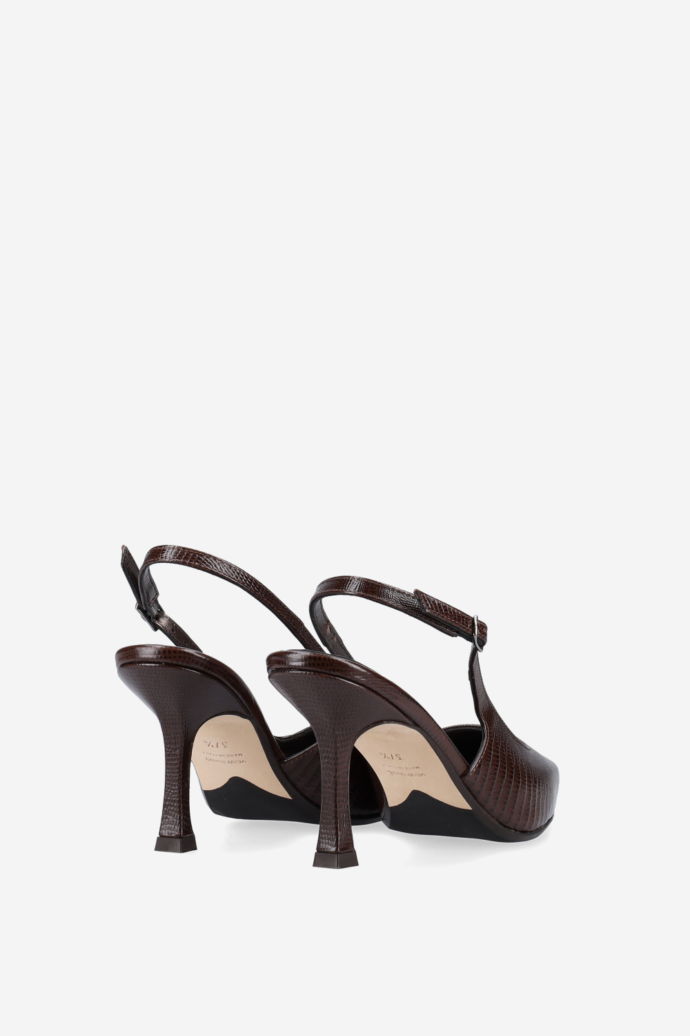 A little more leather slingbacks