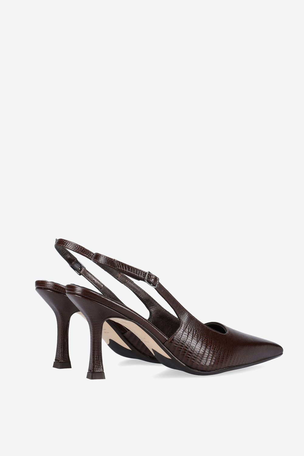 A little more leather slingbacks