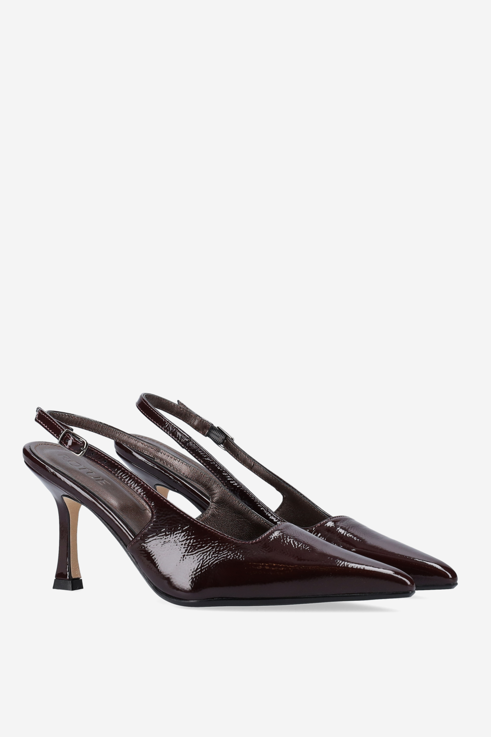 A little more patent leather slingbacks