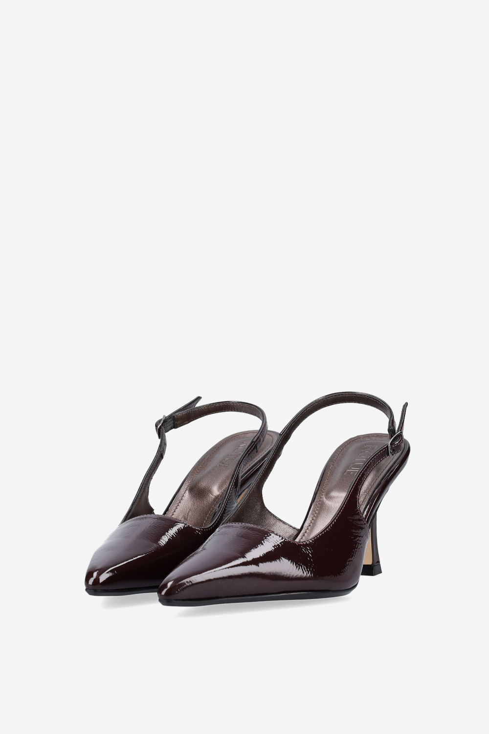 A little more patent leather slingbacks