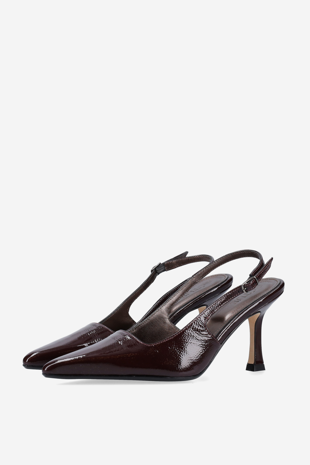 A little more patent leather slingbacks