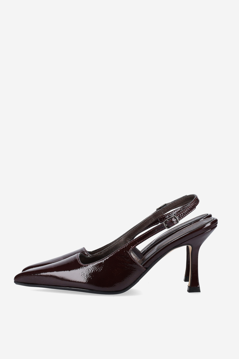 A little more patent leather slingbacks